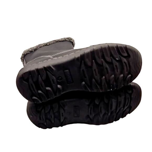 Khombu Addison Women's Black All-Weather Ankle Boots - Size 6 - Picture 5 of 5